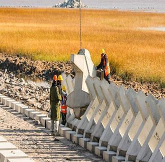 湖南常德鼎城區善卷垸防洪大堤工程